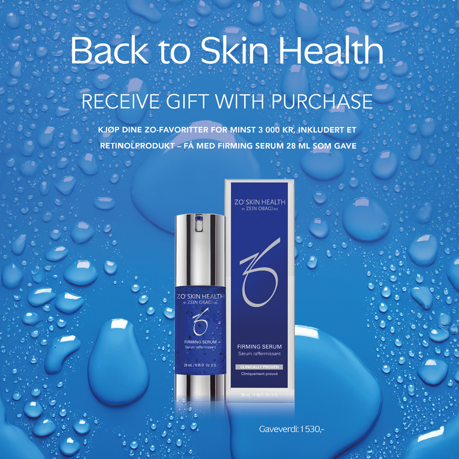 Kjøp ZO-produkter inkludert én Retinol – få med en Firming Serum 28 ml! Kjøp ZO-produkter inkludert én Retinol – få med en Firming Serum 28 ml!
