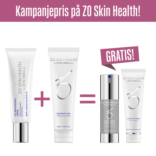 Bilde av Kampanje! Eye Brightening Créme + Enzymatic Peel - få gratis Exfolation Accelerator 30 ml og Hydrating Crème 58 g