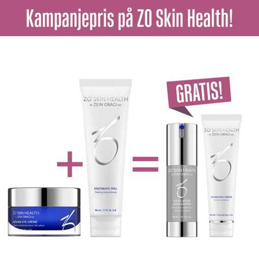 Bilde av Kampanje! Intense Eye Crème  + Enzymatic Peel - få gratis Exfolation Accelerator 30 ml og Hydrating Crème 58 g